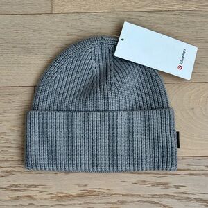 NWT Ribbed Merino Wool-Blend Knit Beanie